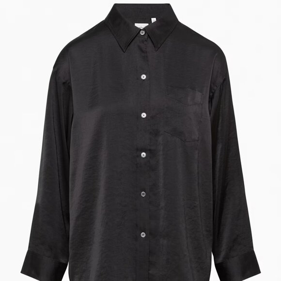 NWT Gold/Brown Size Small Wilfred Relaxed Shirt - Picture 9 of 9